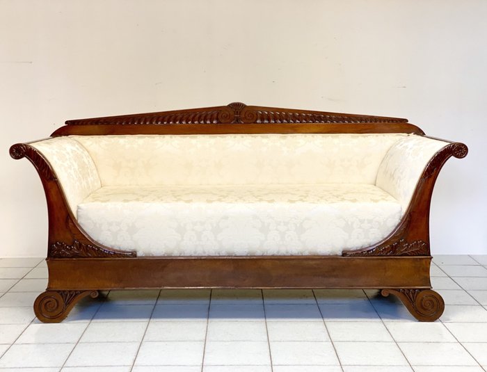 Sofa - Walnoot - 19e eeuw