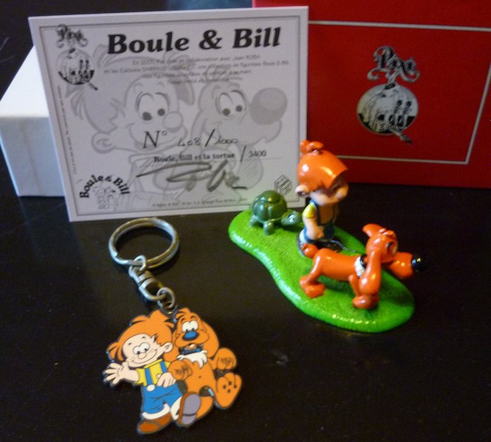 Boule & Bill - Pixi 3400 - Boule, Bill et la tortue + porte-clés - (2002)