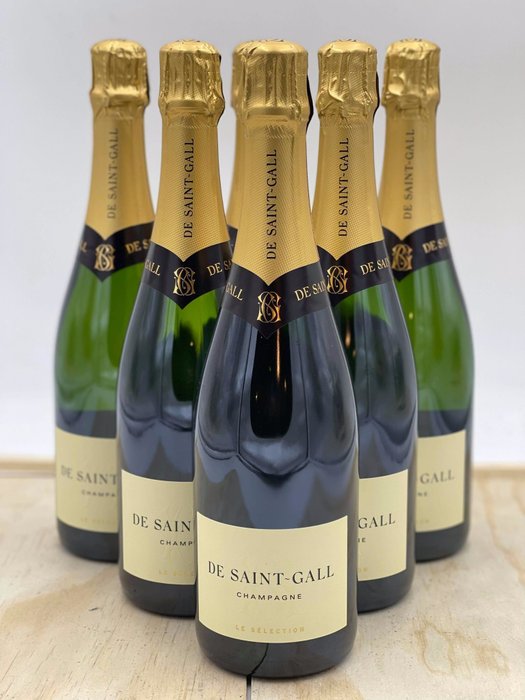 De Saint-Gall, Le Selection - Champagne Brut - 6 Garrafas (0,75 L)