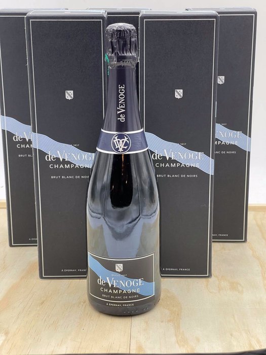 De Venoge - De Venoge, Cordon Bleu Brut - 香槟地 Blanc de Noirs - 6 Bottles (0.75L)