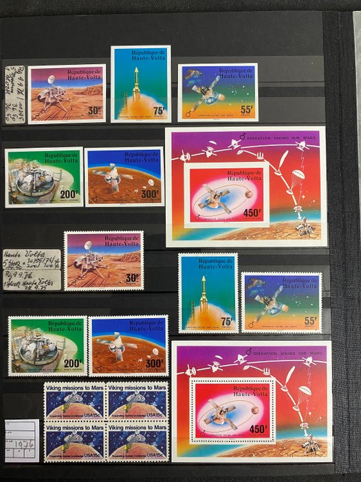 Monde - Space travel + World variety on cards, in albums, on loose pages, lots of British Commonwealth