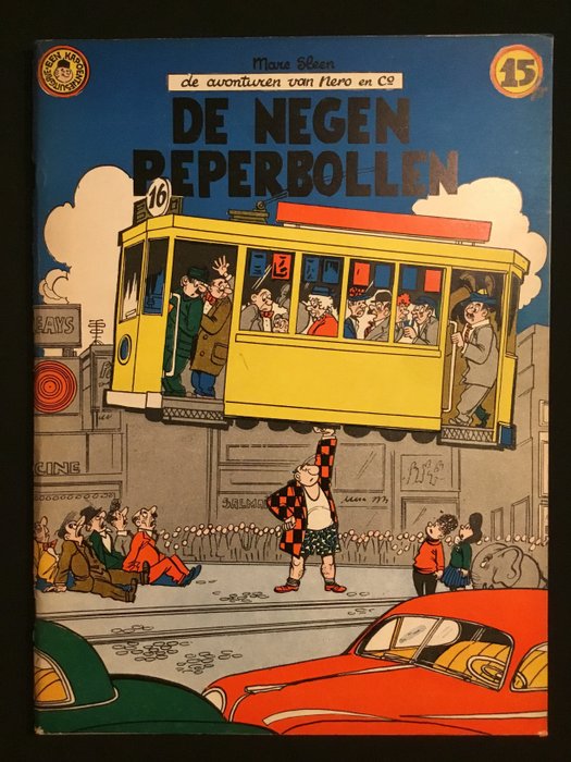Nero 19 - De negen peperbollen - Stapled - First edition - (1957)