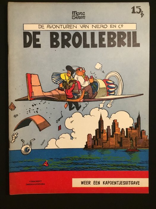 Nero 34 - De brollebril - Stapled - First edition - (1960)