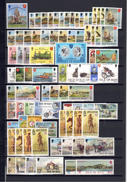 Isle of Man - Lovely and important collection from the start, stamps and blocks - Yvert