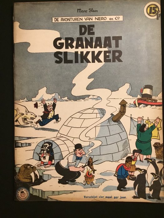 Nero 22 - De granaatslikker - Stapled - First edition - (1957)