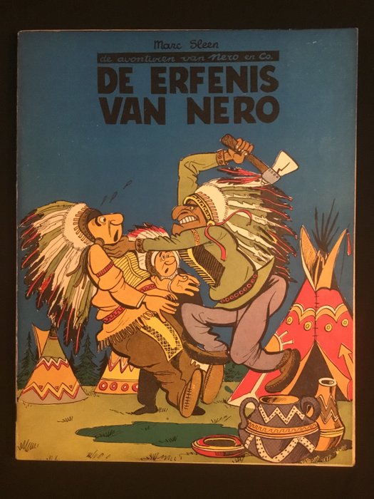 Nero 3 - De erfenis van Nero - Hertekende cover - Stapled - Reprint - (1954)