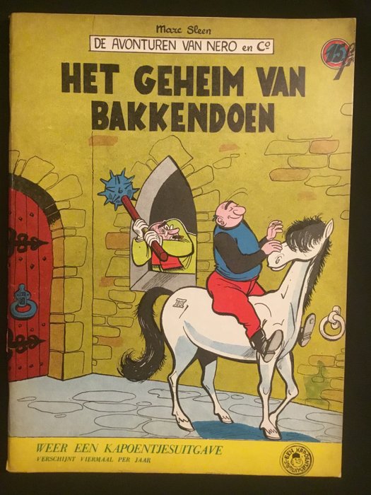 Nero 25 - Het geheim van Bakkendoen - Stapled - First edition - (1958)