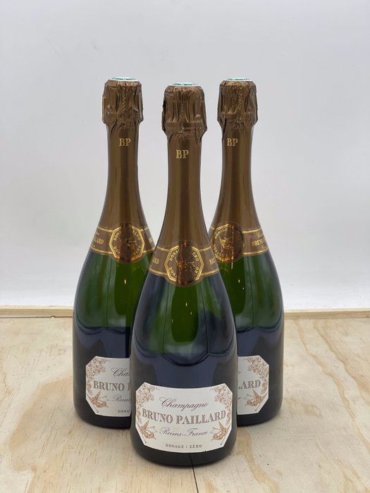 Bruno Paillard, Dosage : Zéro - Champagne Extra Brut - 3 Flasker  (0,75 l)