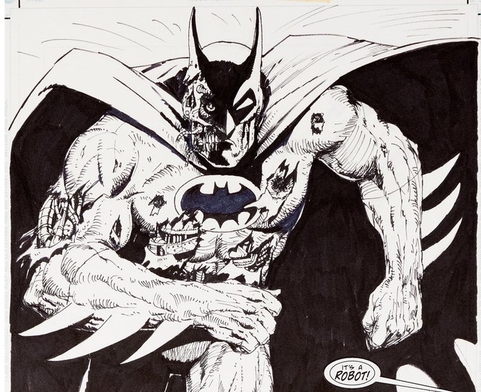 Batman: Legends Of The Dark Knight 101 - Original Artwork by Carlos Ezquerra - (1989)