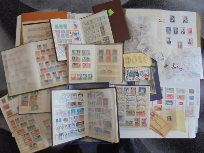 World 1876/1980 - A bulk batch of hundreds of stamps from various countries from around the world.