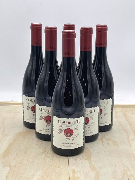 2018 Clau de Nell - Cabernet Franc - Loira - 6 Botellas (0,75 L)