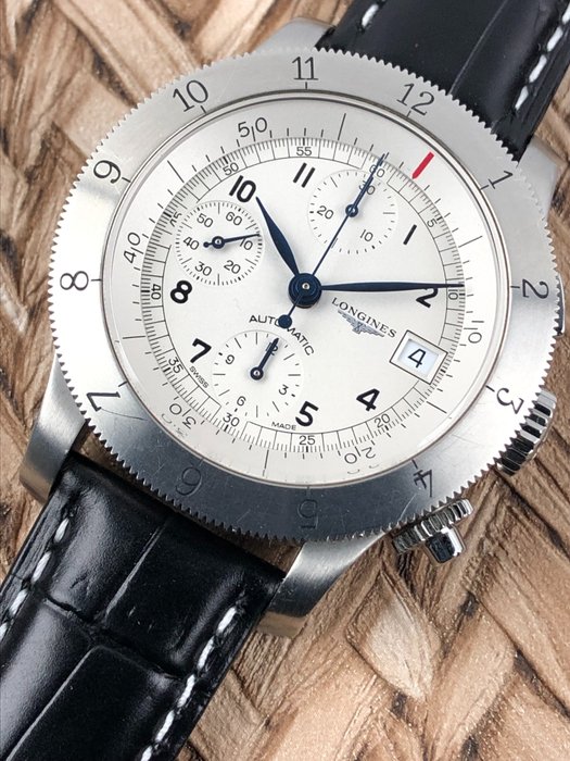 Longines - Heritage Weems Chronograph Automatic - L2.741.4 - Heren - 2011-heden