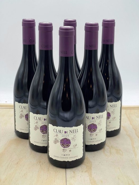 2019 Clau de Nell "Cuvée Violette" - Loire - 6 Flasker (0,75 L)