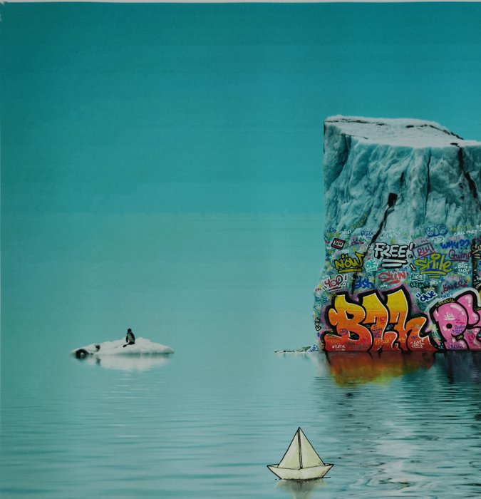 Image 3 of BLACH® (Maxime Blachère) (1980) - VIC Iceberg Graff and Paperboats