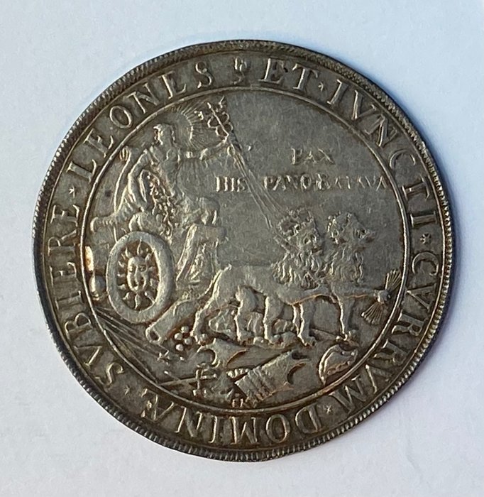 Netherlands. Silver medal 1648 Vrede van Munster en Vrede van Westfalen -  E. Ketteler