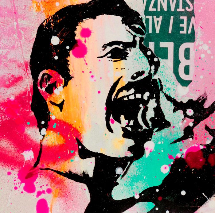 Freddie Mercury, By Mestres - Artwork/ Painting - 2018/2018