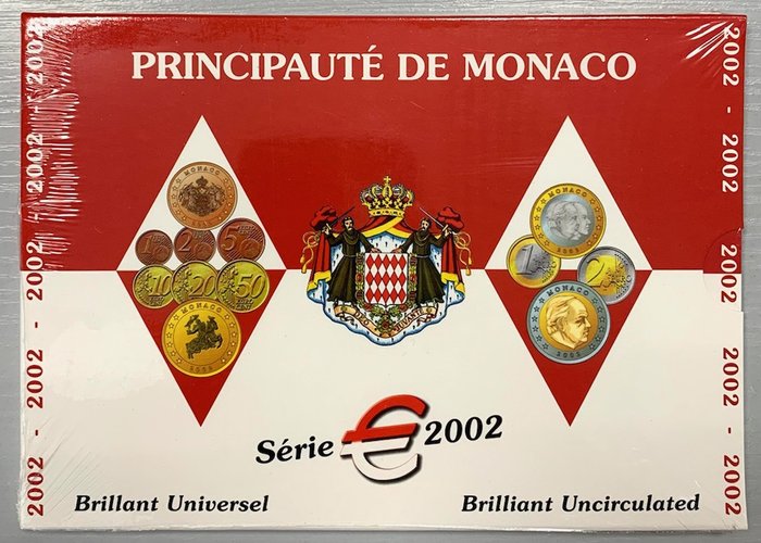 Monaco. Year Set 2002 Rainier III