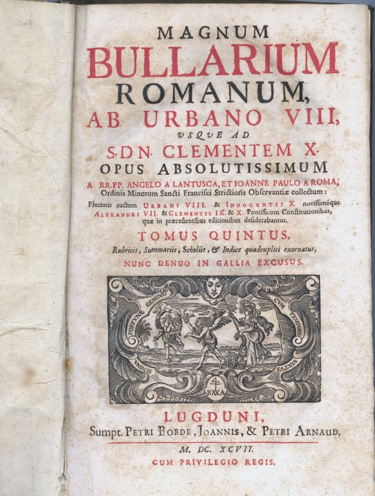 Magnum Bullarium Romanum - 1697