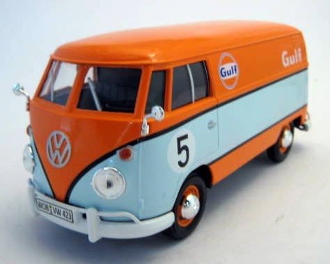 Motormax - 1:24 - Volkswagen Type 2 (T1) Delivery Van "Gulf" - Beperkte editie