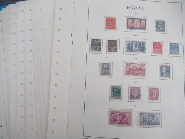 Frankrijk 1849/1937 - Almost complete collection of stamps