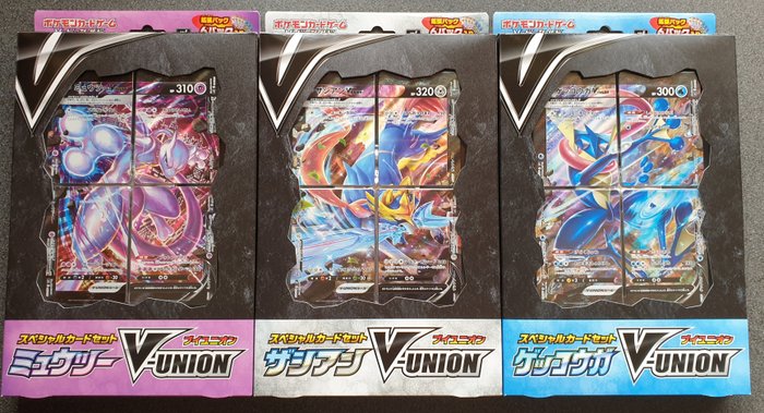 The Pokémon Company - Pokémon - Booster Pack V-Union Special Collections Greninja, Zacian & Mewtwo - TCG Sword & Shield - Ultra Rare - MINT [B1] - 2021
