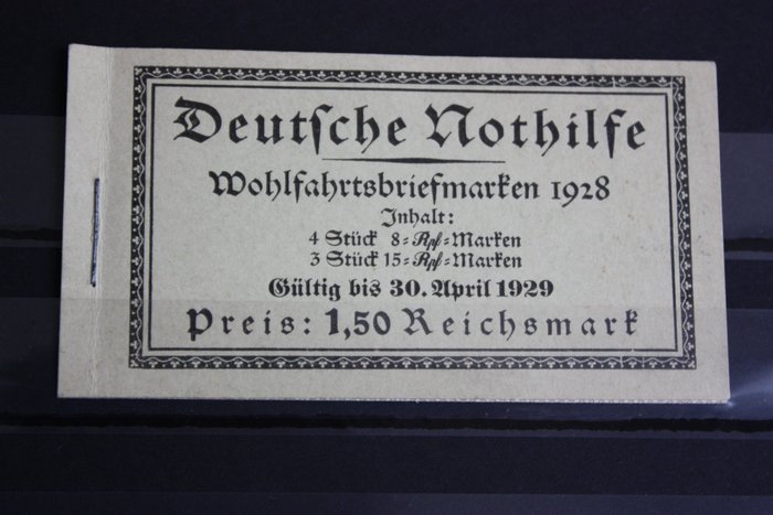 Duitse Rijk 1928 - Stamp booklet no 27.2 dgz, MNH