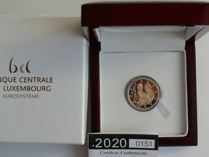 Luxembourg. 2 Euro 2020 Proof  "Prinz Charles"