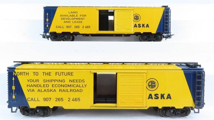 Märklin H0 - 4858 - Freight wagon set - 2-piece set 'Alaska USA' - Alaska Railroad