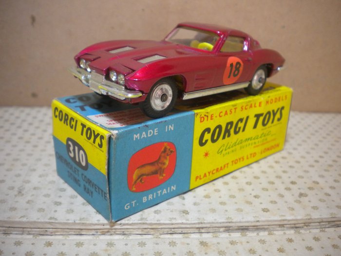 Corgi - 1:43 - Corgi Toys Chevrolet Corvette Sting Ray - Corgi Toys 310