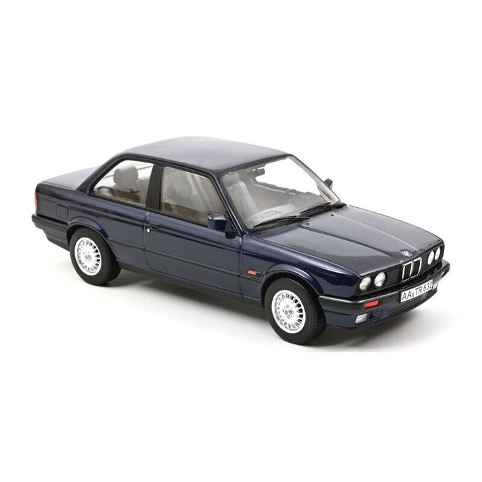 Norev - 1:18 - BMW E30 325i Coupe - 1988 - Metallic blauw