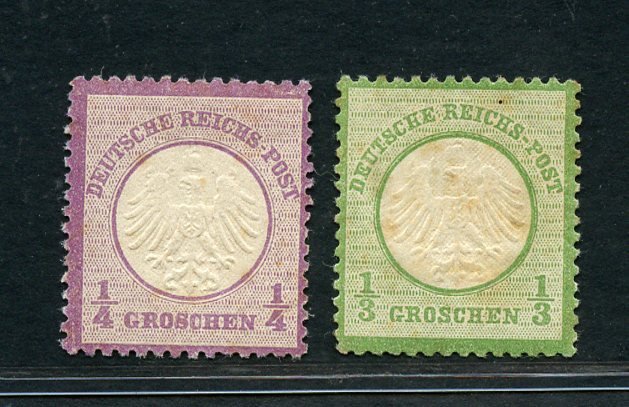 Duitsland Reich 1872 - Small shield - 1/4 - 1/3 gr. - Michel NN. 1/2