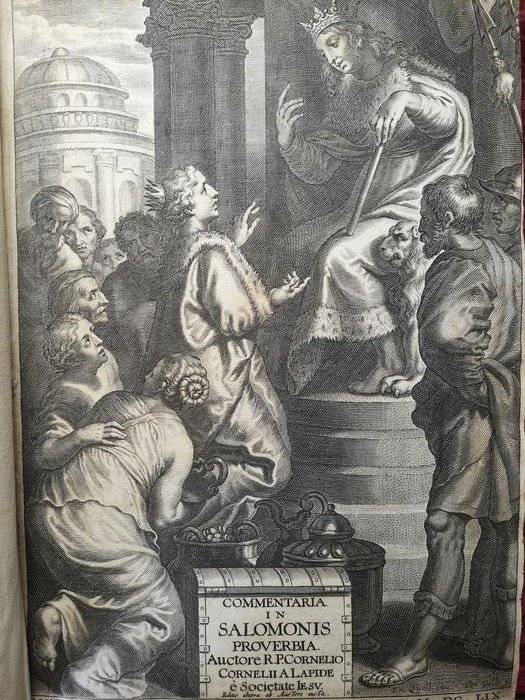 Cornelio A Lapide - Commentaria in Salomonis proverbia - 1659