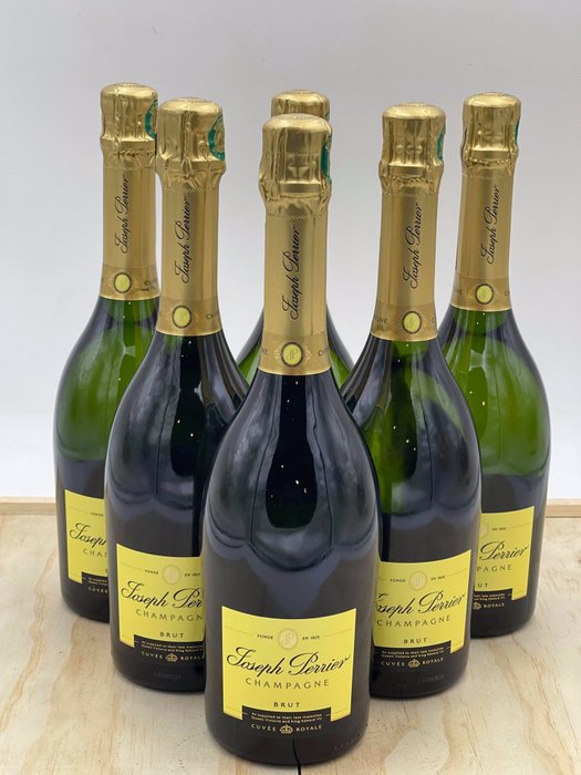 Joseph Perrier, Cuvée Royal - Champagne Brut - 6 Flasker (0,75 L)