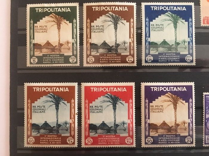 Monde - Selection with Italian Colonies with Tripolitania