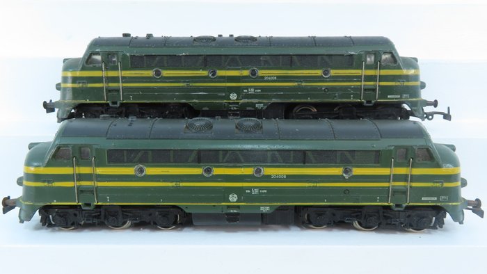 Märklin H0 - 3066 - Diesel locomotive - 2 pieces, type 204 - SNCB NMBS