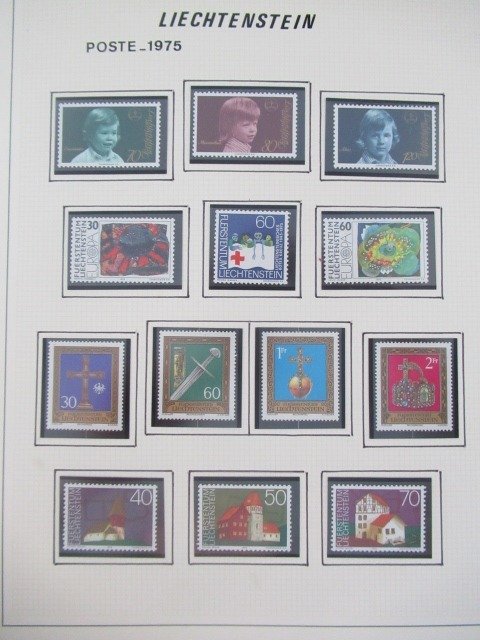 Liechtenstein 1975/1991 - Collection complète de timbres
