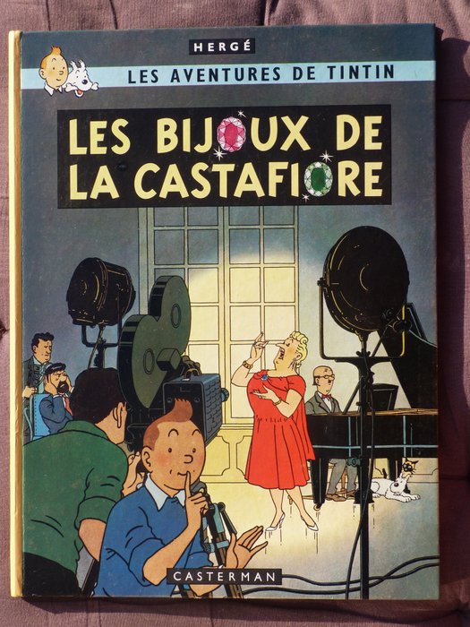 Tintin T21 - Les Bijoux de la Castafiore (B34) - C - Erste belgische Ausgabe - (1963)