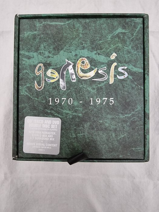 Genesis - 1970 - 1975 - CD Boxset, Dozen set, DVD Boxset, DVD Limited Boxset, Gelimiteerde boxset, SACD (Super Audio CD) - Remastered - 2008/2008