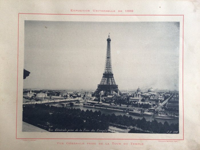 Phototypie Berthaud Freres - Exposition Universelle de Paris - 1889