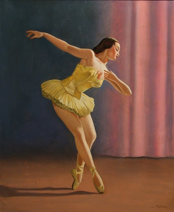 Josef Plank der Jüngere (1900) - Ballettänzerin