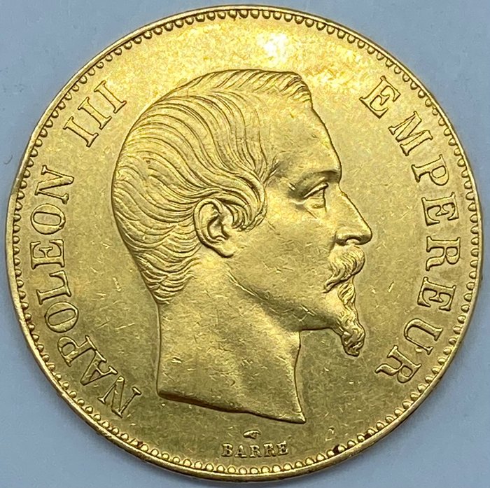 France. Napoléon III (1852-1870). 100 Francs 1858-A, Paris