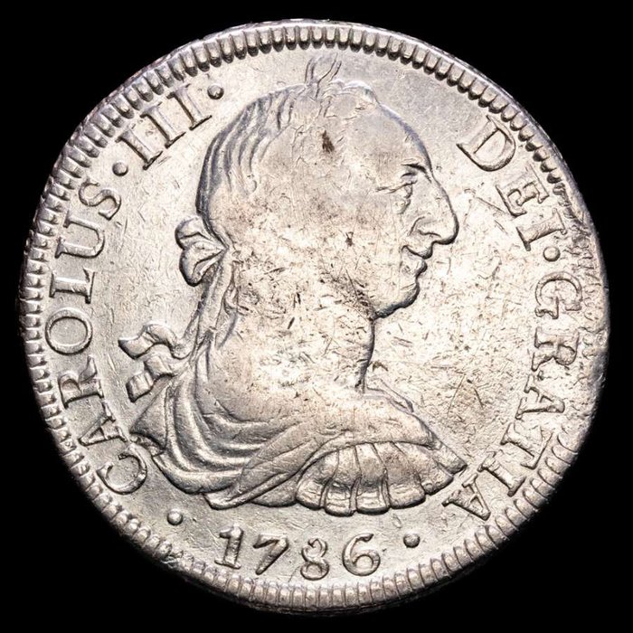 Spanje. Carlos III (1759-1788). 8 Reales - Mexico, 1786. Ensayador F.M.