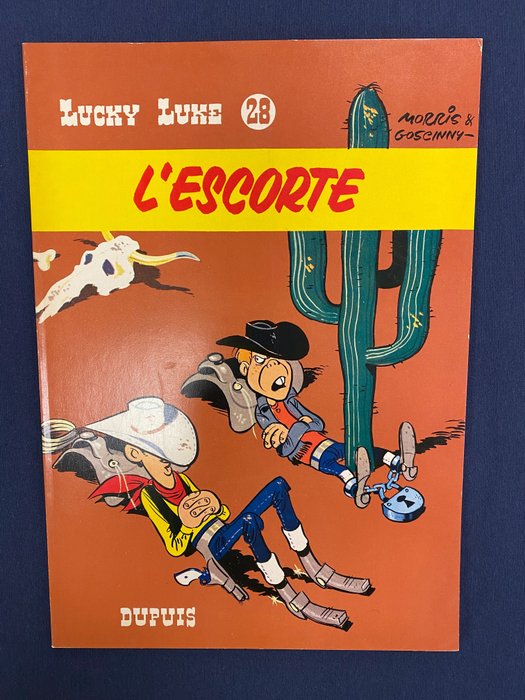 Lucky Luke T28 - L'Escorte - B - Eerste druk - (1966)
