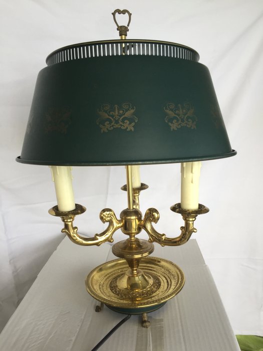 'Bouillotte', Tafellamp - Napoleon III stijl