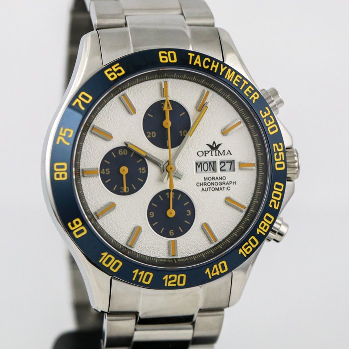 Preview of the first image of Optima - MORANO Sport Valjoux automatic - OSA464-S-SB-19 "NO RESERVE PRICE" - Men - 2011-present.