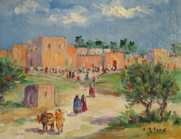 Retaux Bruno (1947) - Vue de Marrakech