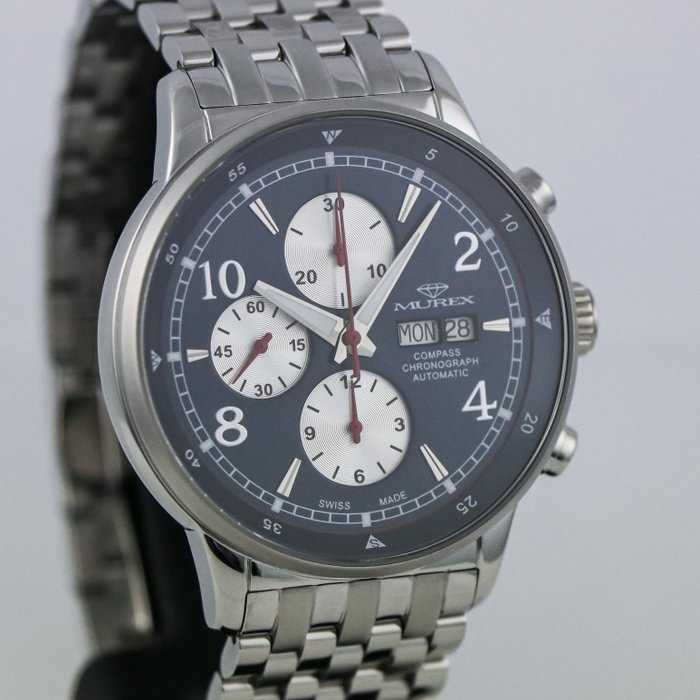 Preview of the first image of Murex - COMPASS Valjoux automatic - MUA650-SS-95 "NO RESERVE PRICE" - Men - 2011-present.