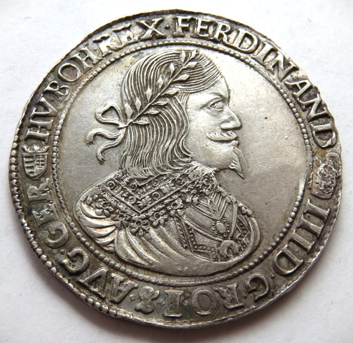 Oostenrijk. Ferdinand III. (1636-1657). Thaler (taler) 1649-KB, Kremnitz.