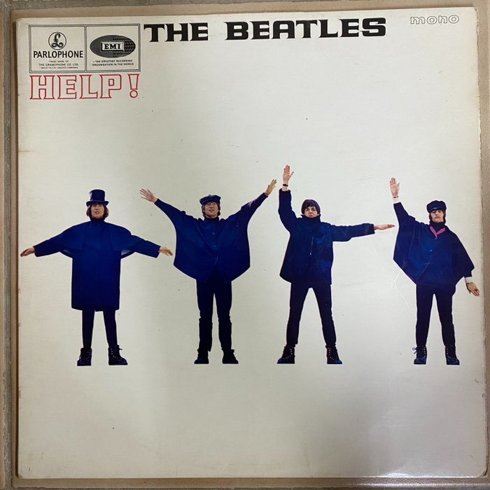 Beatles - HELP ! [first UK mono pressing] - LP album - Premier pressage mono - 1965/1965