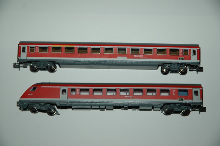 Fleischmann N - 860881/860401 - Passagiersrijtuig - 2x RegionalExpress wagens - DB